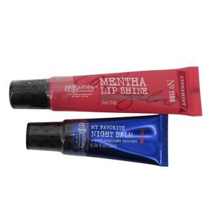 CO Bigelow Mentha Lip Shine Cinnamint My Favorite Night Balm Lip Balm NEW